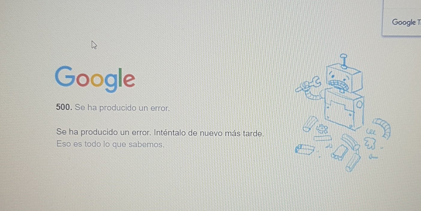 Google y YouTube sufren caída mundial y así reaccionaron los memes