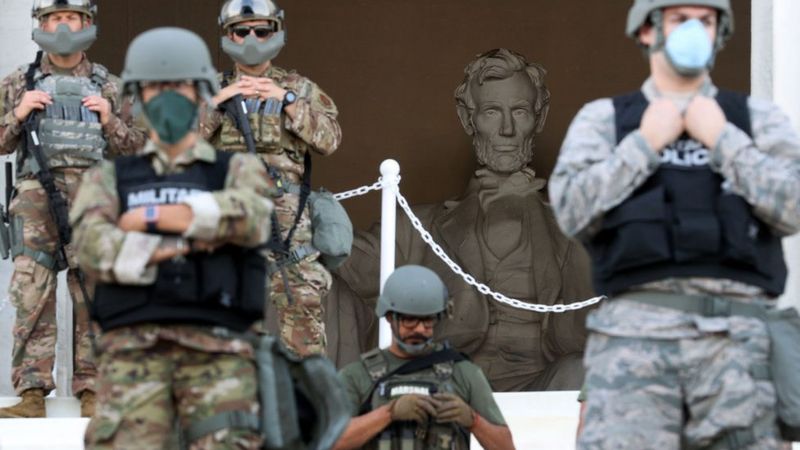 Capitolio de Washington: las imágenes que muestran las diferentes medidas de seguridad durante la protesta de los seguidores de Trump y la de Black Lives Matter
