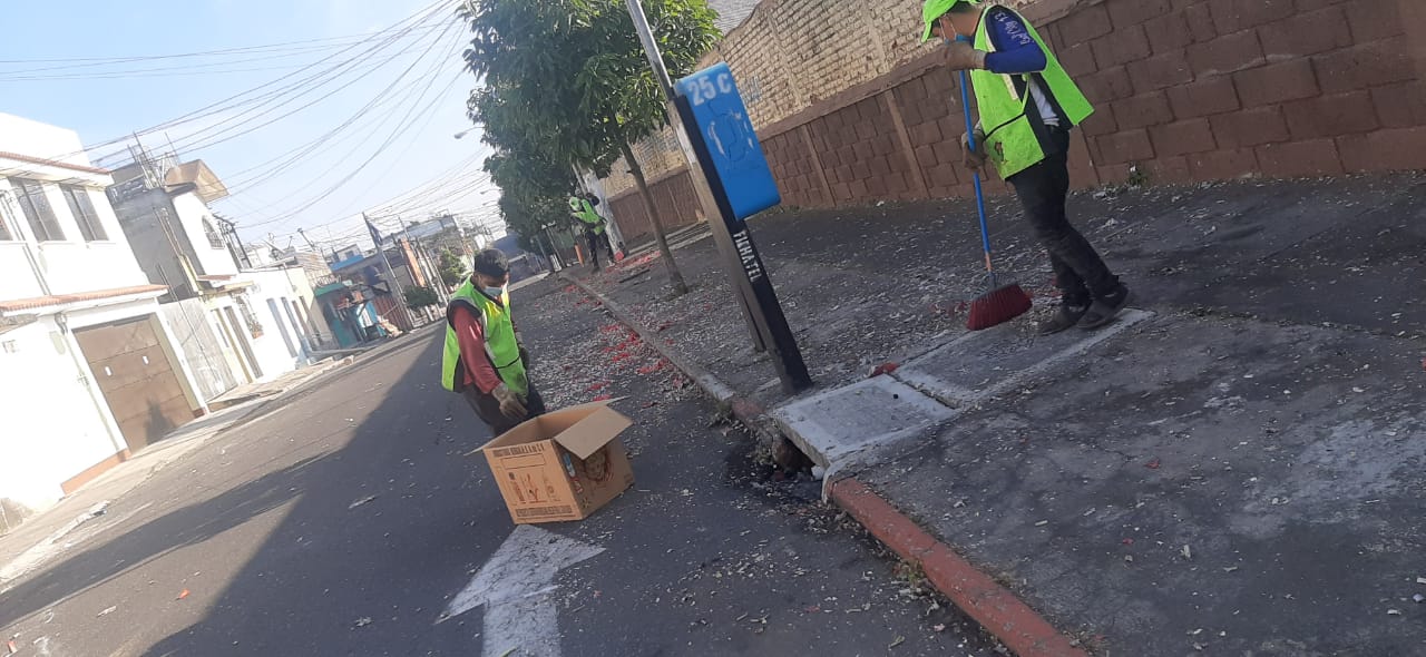Más de 300 toneladas de basura fueron producidas por los capitalinos durante las fiestas de fin de año