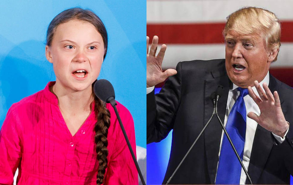 “Parece un anciano muy feliz”: la irónica despedida de Greta Thunberg a Donald Trump