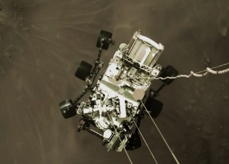 Las impresionantes imágenes que está enviando el robot Perseverance desde Marte