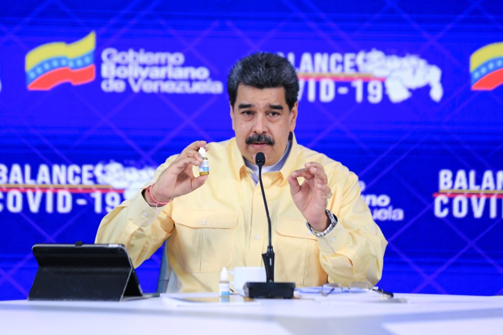 Lo que se sabe de las “goticas milagrosas” de Maduro para curar el coronavirus