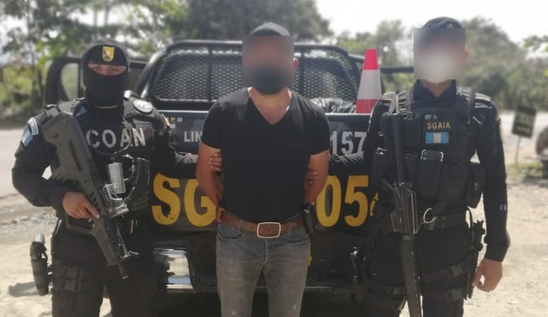 Capturan a “Cartucho” por narcotráfico en Los Amates, Izabal