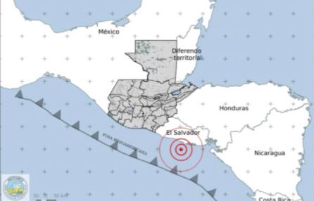 Reportan 13 temblores en las últimas 24 horas en Guatemala, el último con epicentro en El Salvador