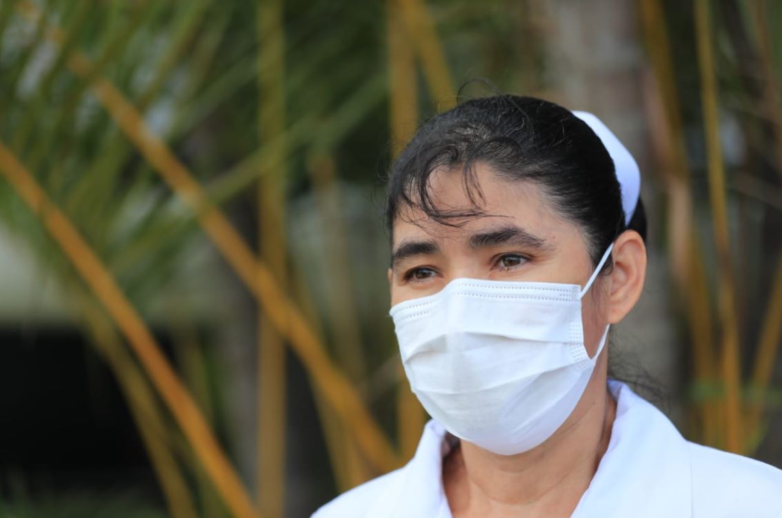 Magdalena Guevara, la primera guatemalteca inmunizada pide no temer a la vacuna contra el coronavirus