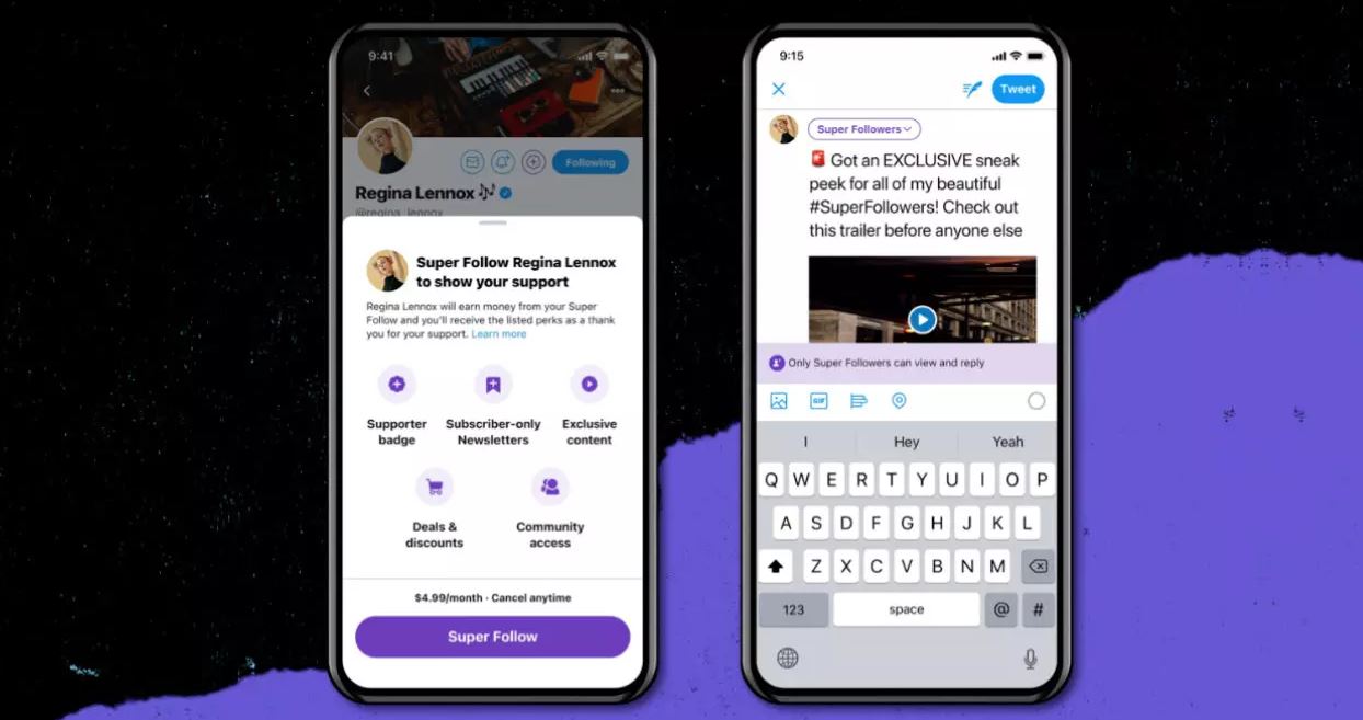 Twitter revela el servicio “Super Follow”, una función de paga por suscripción, nuevos grupos y contenido exclusivo
