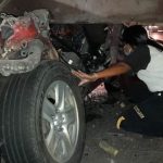 Dos agentes de la PNC pierden la vida en accidente de tránsito en ruta a Puerto Quetzal