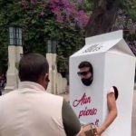 Video: ¡Intolerantes a la lactosa! agreden a músico que se disfrazó de cartón de leche para dar a conocer su reciente sencillo
