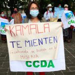 Visita de Kamala Harris a Guatemala origina manifestaciones