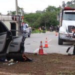 Médico y estudiante de Medicina mueren en aparatoso accidente de tránsito
