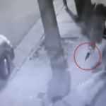 Impactante: cámaras graban el momento en que hombre fue ultimado a balazos frente a una iglesia