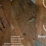¿Qué fue lo que ocurrió en esa casa? Encuentra manchas de sangre y silueta humana bajo la alfombra