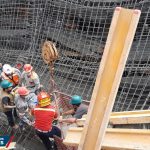 Las imágenes del colapso de una fundición de una obra en la zona 13 capitalina