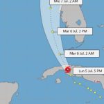Elsa descarga fuertes lluvias en Cuba y con vientos máximos sostenidos de 85 kilómetros por hora