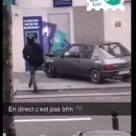 VIDEO: ni a choques ni a patadas: ladrones destruyen su carro intentando robar un cajero