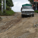 Calles en mal estado afectan a vecinos de la colonia Las Conchas, zona 25