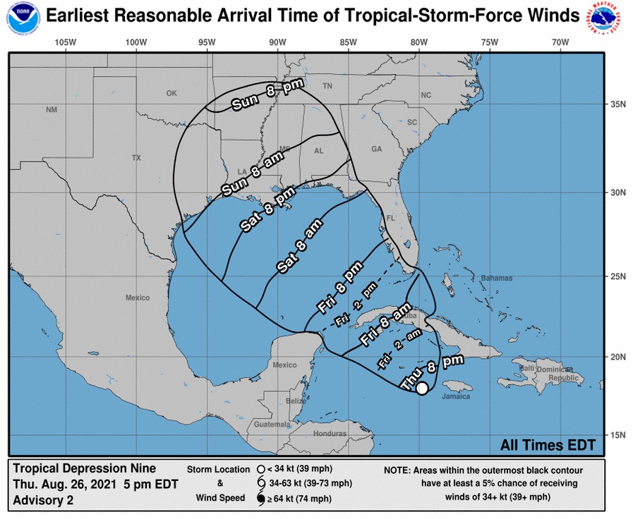 Conred advierte de que tormenta tropical Ida podría seguir causando lluvias y actividad eléctrica en el país