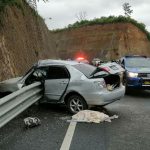 Impactantes imágenes: Racha de accidentes en Chimaltenango y la capital dejan una persona muerta y dos heridas