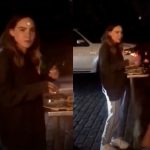 Video: Belinda accede a cuidar a una niña mientras come tacos y este momento se viraliza en internet