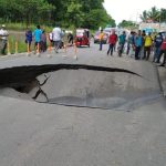 Colapsa carretera que es parte de un proyecto del gobierno de Giammattei y afecta a unas 45 comunidades de Ixcán