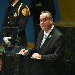 Giammattei habla ante la ONU sobre cooperación entre países y dice que esta debe ser sin condicionantes ni intervención en asuntos internos