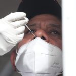 Largas filas se reportan en varios lugares de la capital para realizarse la prueba de covid19
