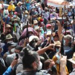 Autoridades indígenas marchan en la capital por estado de Sitio en El Estor y denuncian a Giammattei y a Gendri Reyes