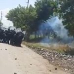 Se registra enfrentamiento entre pobladores y autoridades durante desalojo en El Estor