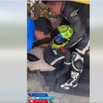 Video: Motorista choca contra pared de un restaurante en ruta al Atlántico