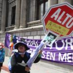 Mujeres se manifiestan en la capital para exigir el cese de la violencia y que se respeten sus derechos
