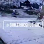 Video: Motorista no respeta señal de tránsito e impacta contra otra motocicleta en Huehuetenango
