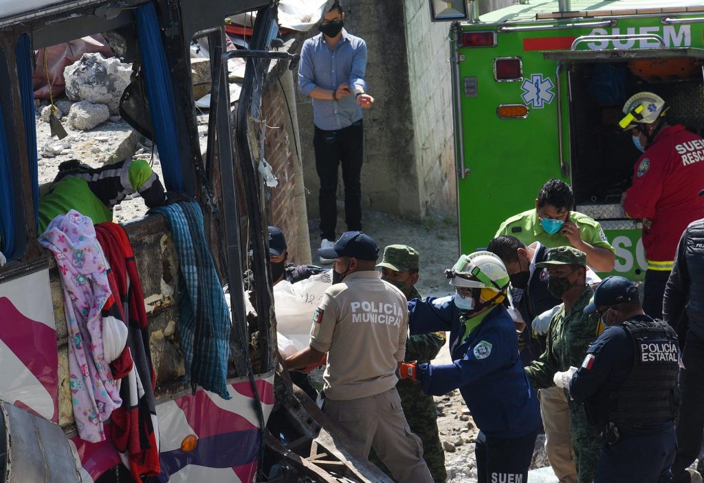 accidente en México