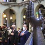 Con la ausencia de Giammattei y de los presidentes del Congreso y CSJ conmemoran el 25 aniversario de la firma de la paz