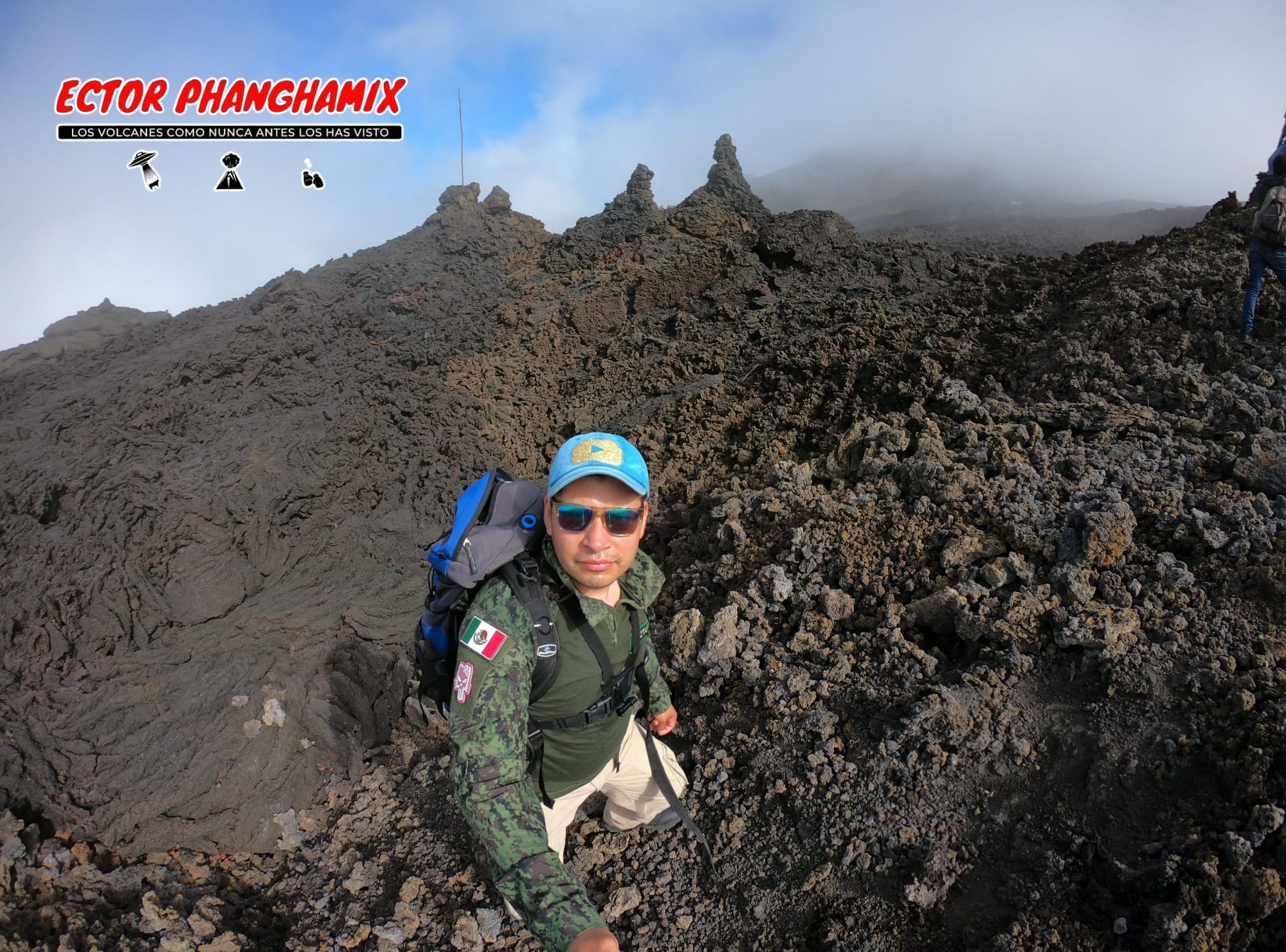 “Respiró frente a mí”: mexicano Héctor Panganiba relata su peligrosa hazaña de escalar hasta el cráter del Volcán de Fuego