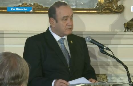 Giammattei habla de varios temas  en la 51 Conferencia Anual en Washington D.C. (Foto: Tomada de Canal de Gobierno)