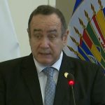 Giammattei afirma ante OEA que trabaja contra la corrupción, que se respetan los Derechos Humanos y que Guatemala será sede Provida