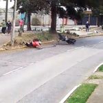 Graban el impactante accidente en el que murió un motorista en la zona 5 de la capital