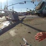 El increíble rescate de un piloto segundos antes de que su avioneta fuera arrollada por un tren
