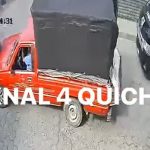 Cámara capta cuando picop choca contra motocicleta y luego motorista involucrado agrede al conductor