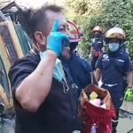 “Yo la saqué muerta, estoy indignado”: el contundente mensaje de un médico en el lugar del accidente de bus en Sumpango