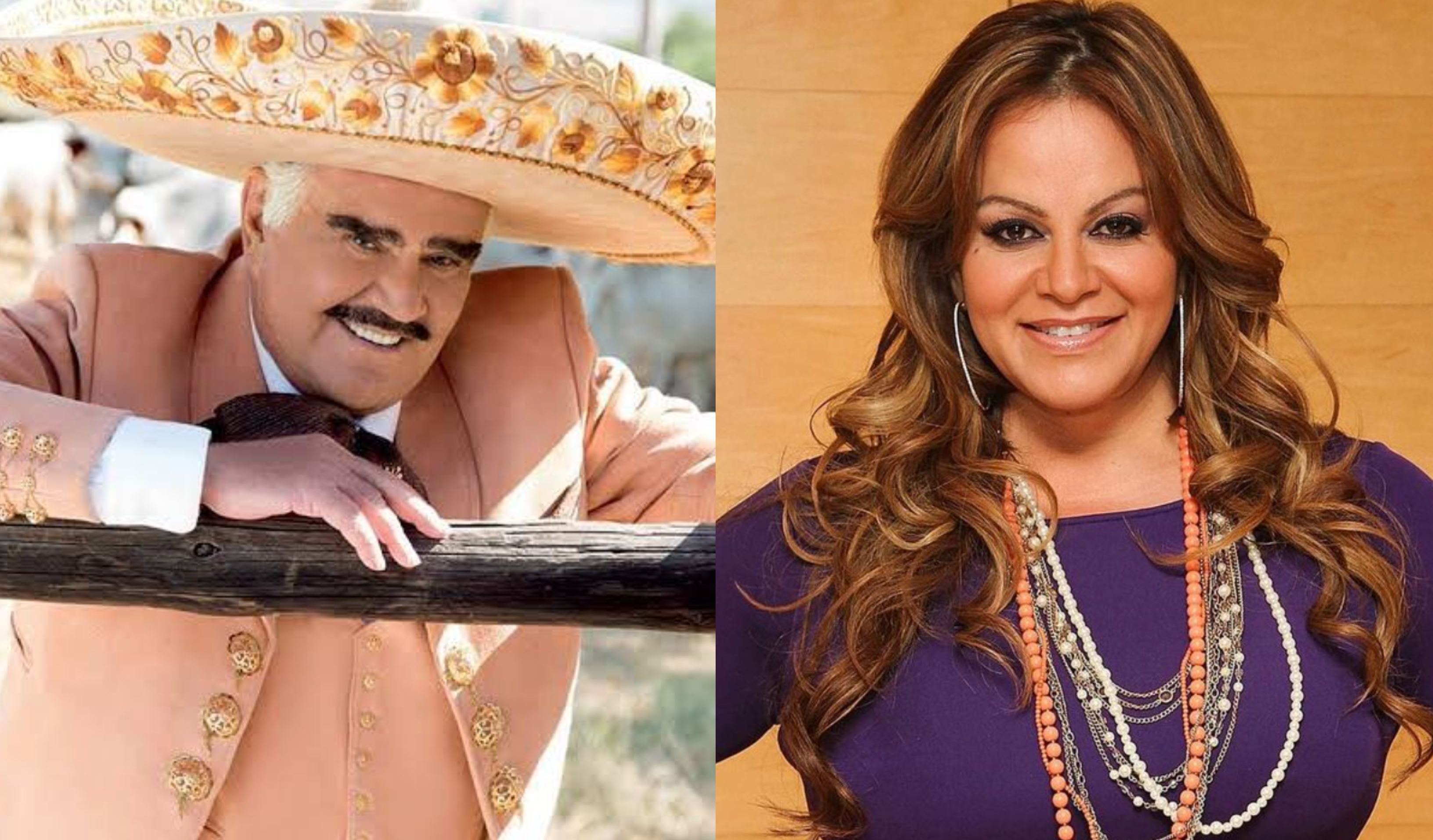 Video: Vicente Fernández y Jenni Rivera sorprendieron a sus fanáticos al besarse en el escenario