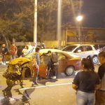Triple colisión en el Periférico causada por conductor en aparente estado de ebriedad deja tres heridos