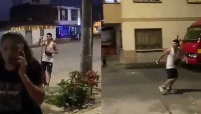 El escalofriante video que revela al hombre que apuñala a varias personas gritando que era “Terminator”