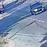 Video: El momento del choque de un motorista contra un vehículo en Retalhuleu