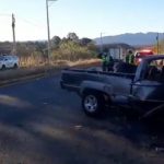 Varias personas heridas en accidente entre picop y bus en la ruta a El Salvador
