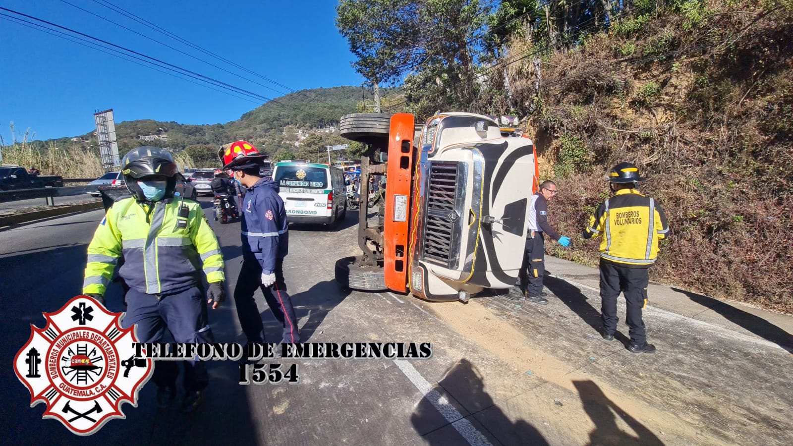 Accidente en ruta Interamericana