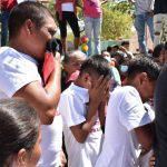 Pobladores exigen justicia por la muerte de Karen Michell Ventura, quien luchó varios días por su vida luego de ataque armado