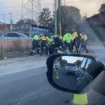 Captan momento en que agentes de la PMT se van a los golpes  y comunas de Fraijanes y Santa Catarina Pinula dan su versión