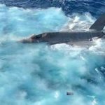 El video que muestra el momento en que un avión de guerra F-35C se estrella en un portaviones