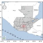 Reportan tercer temblor de este domingo 6 de febrero y ocurrió en el departamento de Guatemala